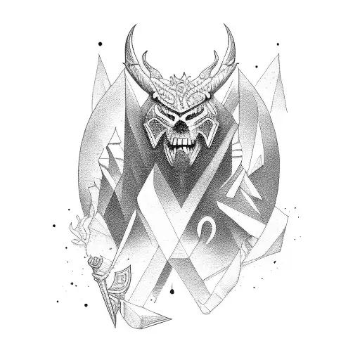 Nordic Mythology And Sharp Shadows