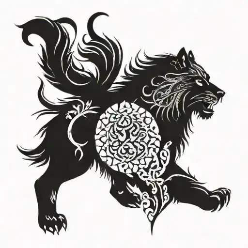 Turkish Nationalism Wolf Lion