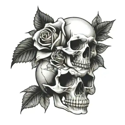 Skull Rose