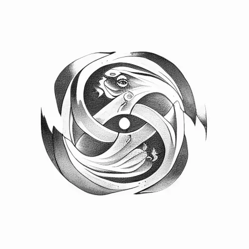 Yin And Yang With Infinity Symbol