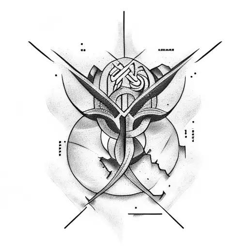 Tattoo With 2 Different Words In Same Word