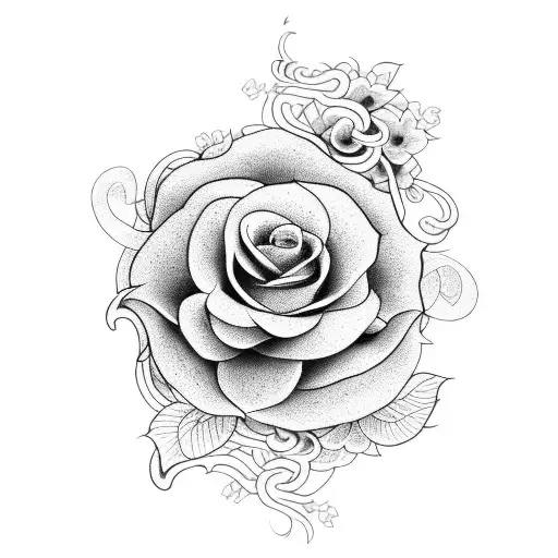 Aerial Hoop With Flowers And Snake