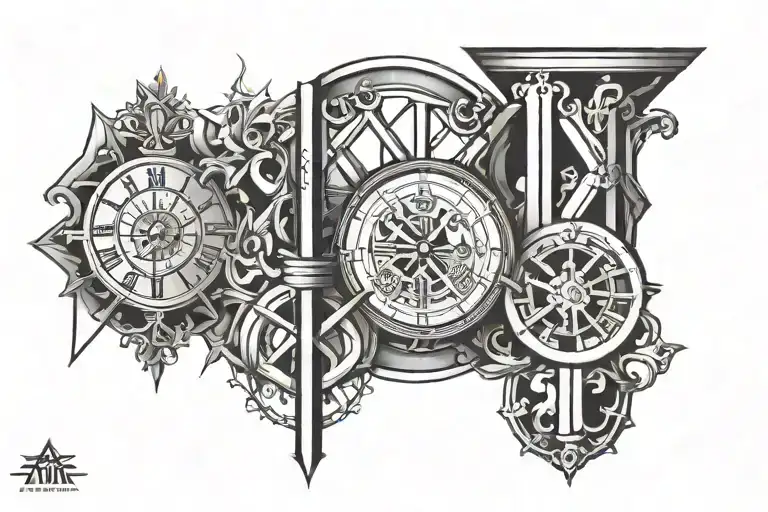 Roman Numerals Fore Arm