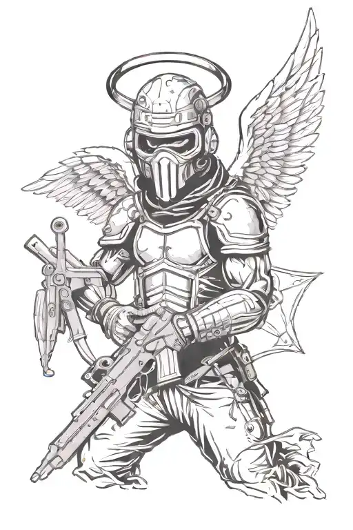 Angel Gun Money Balaclava And Risktaker