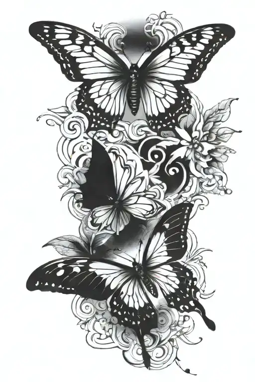 Butterfly And Hope Symbol