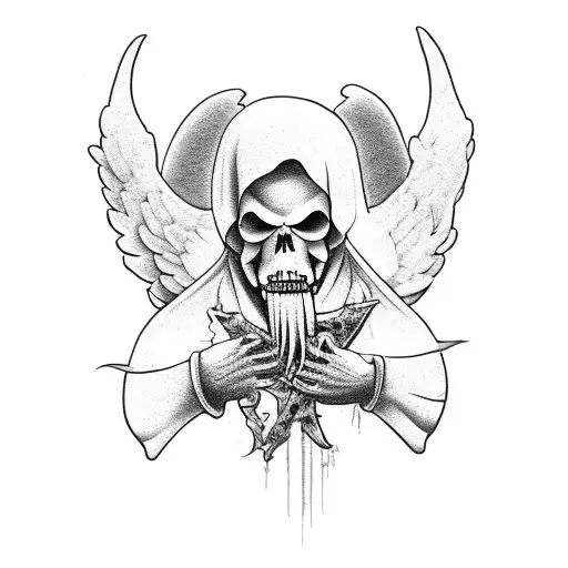 Reaper Hugging Angel