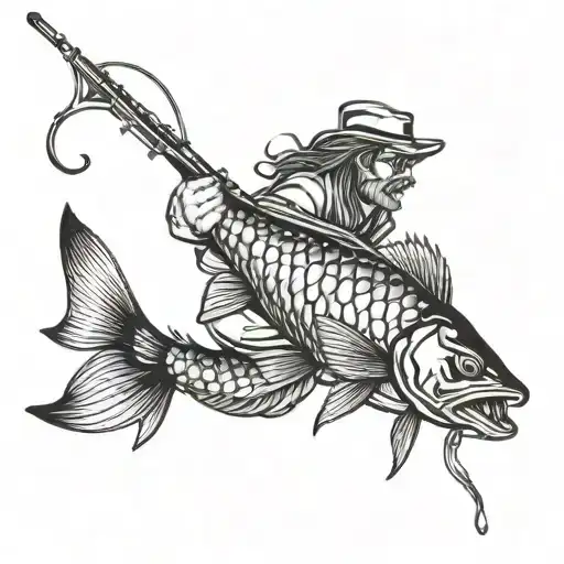 Fishing Music Mullet