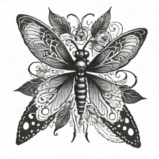 Antler And Dragonfly Wings