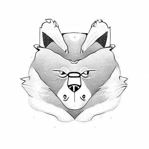 Cat In A Bear Costume