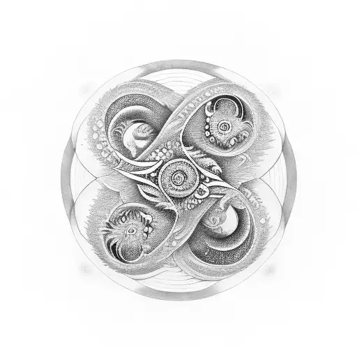 Yin Yang In Orbit Of The Dragon Eyes