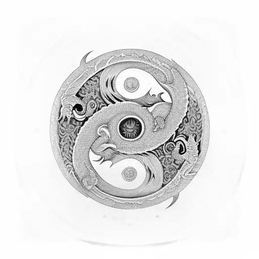 Yin Yang In The Dragon Eyes