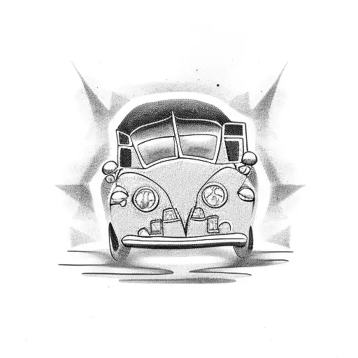 Car Driving At Night