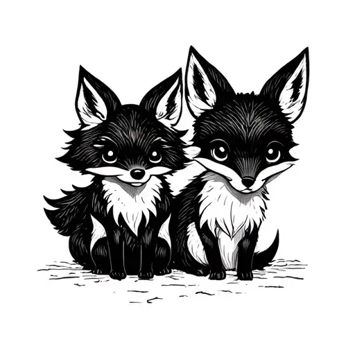 Le Petit Prince With The Fox Sitting Together Cute