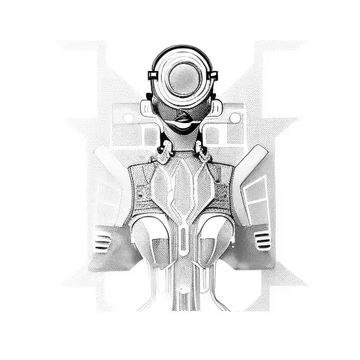 Futuristic Cyberpunk Fashion Runway With Neon Lights And Holographic Models