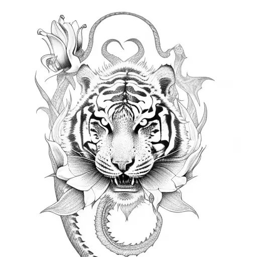 Dragon With A Tiger Lily