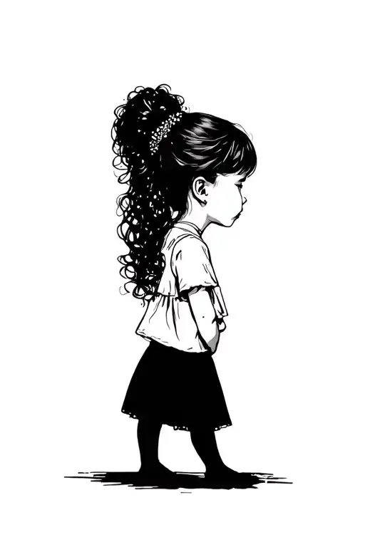 Profile Of My Little Girl