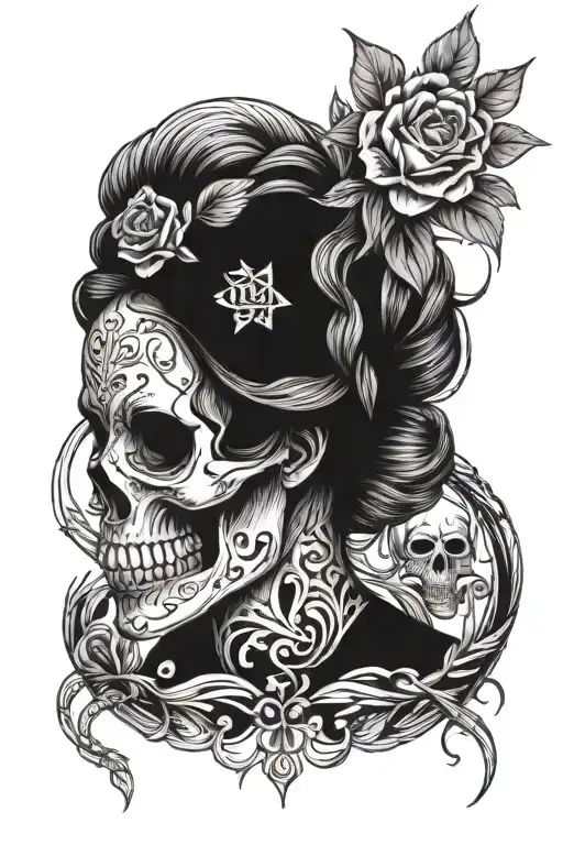 Skull And Woman Soul