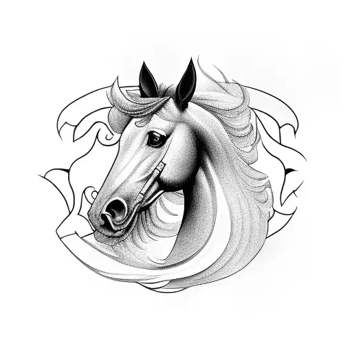 Chess Horse Tablet Flower