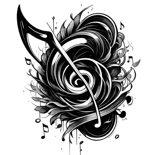A Turbo Morphing Into A Music Note