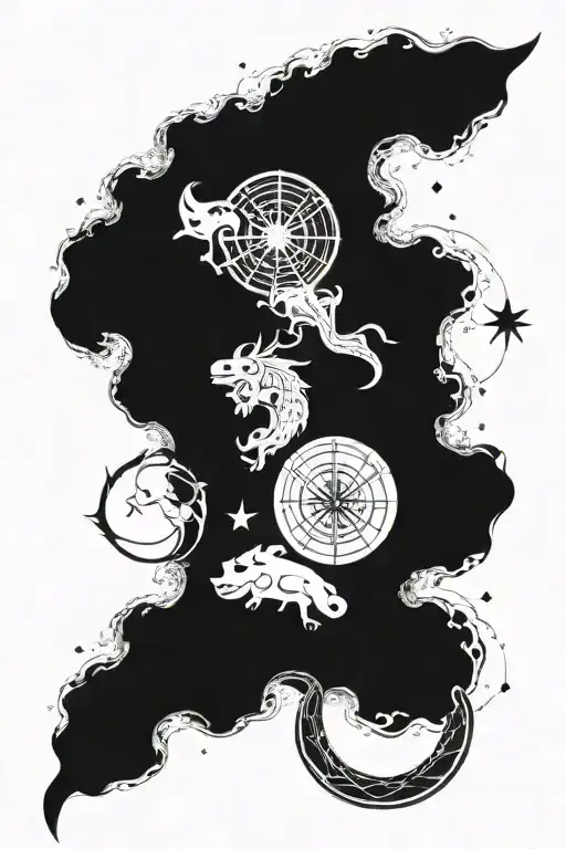 4 Zodiac Combination For Forearm