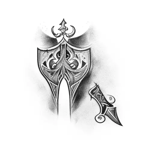 Dagger With A Drop Of Blood