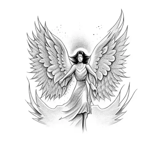 Falling Angel Out Of The Sky