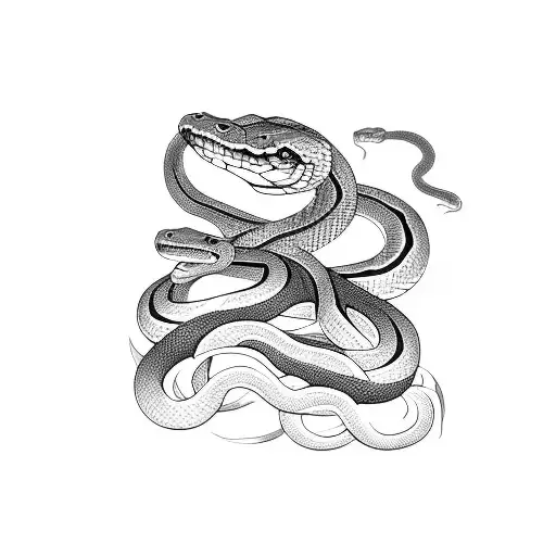 Snake With Cobra Head