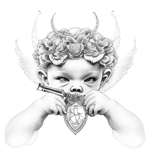 Cherub Holding Ak47
