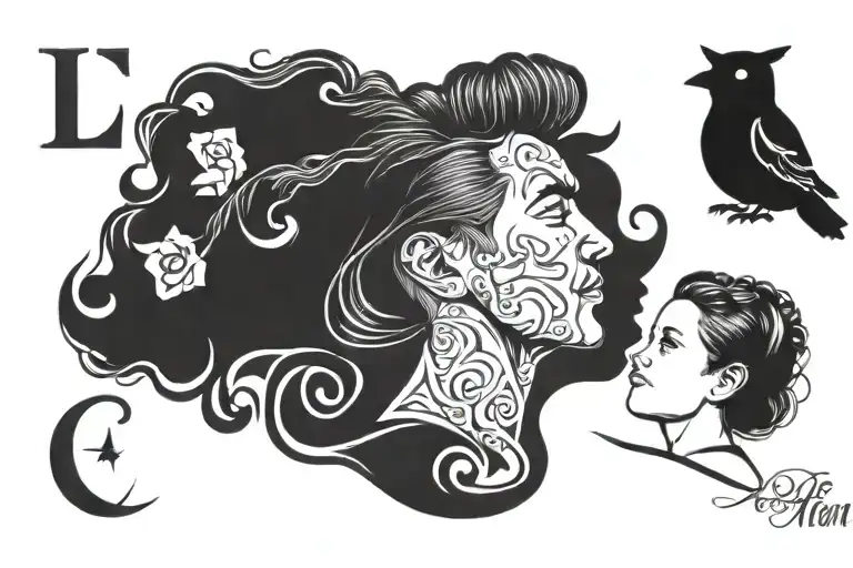 Love Of A Man For His Que And Daughter