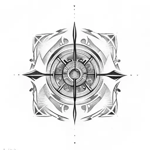 Jedi Order Symbol Surrounded By Celestial Elements