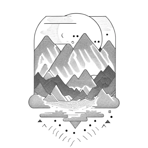 California Nature Scene With Mountains Ocean And Treese