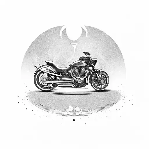 Motorbike With Demon
