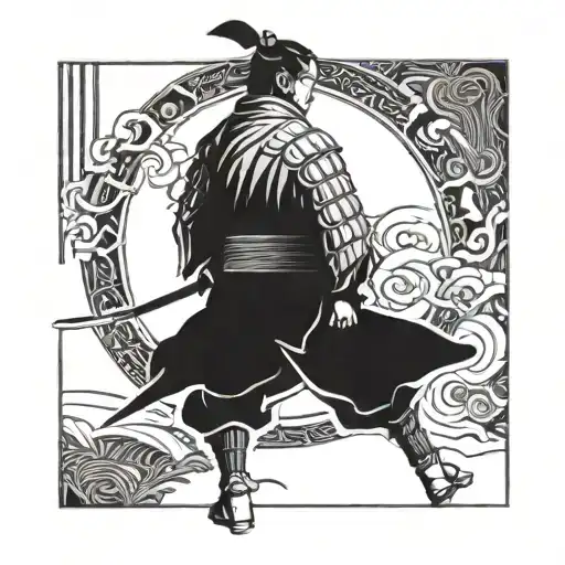 Samurai Looking Back