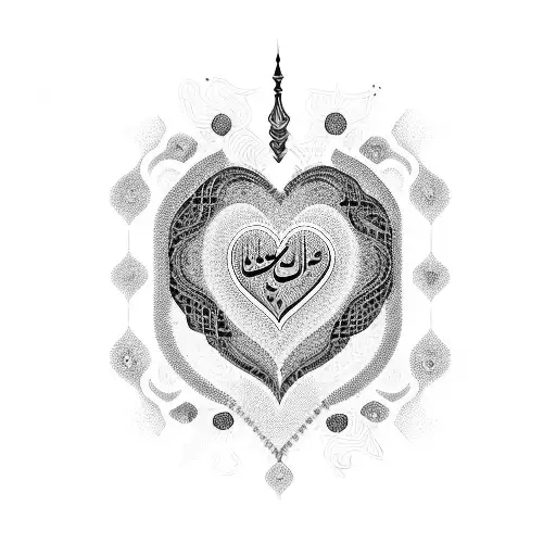 Faiza Name In Heart Beat Line In Arabic