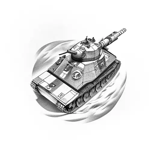 Potato In A Military Tank