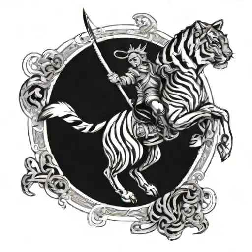 Sagittarius And Tiger