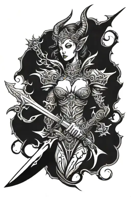 Succubus And Sword Piercing
