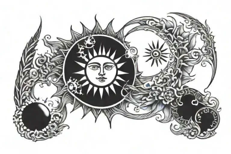 Sun & Moon Surrounded