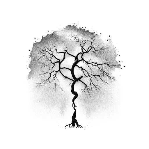 Tree Struck By Lightning