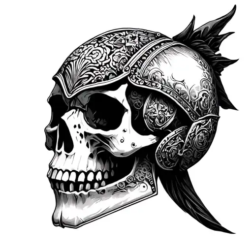 Skull With Armor