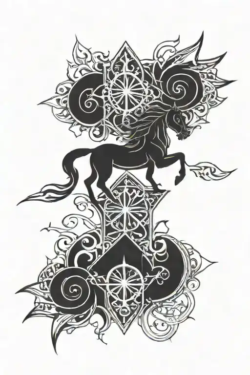 Farvahar Symbol Beneath