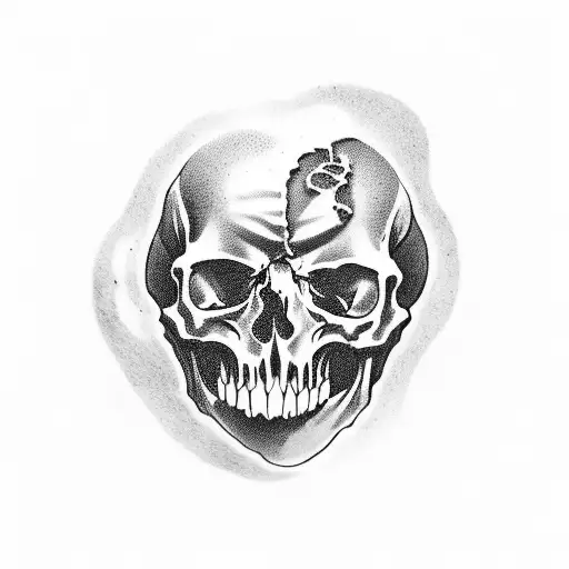 Graveyard Skulls Dark Horror Atmosphere