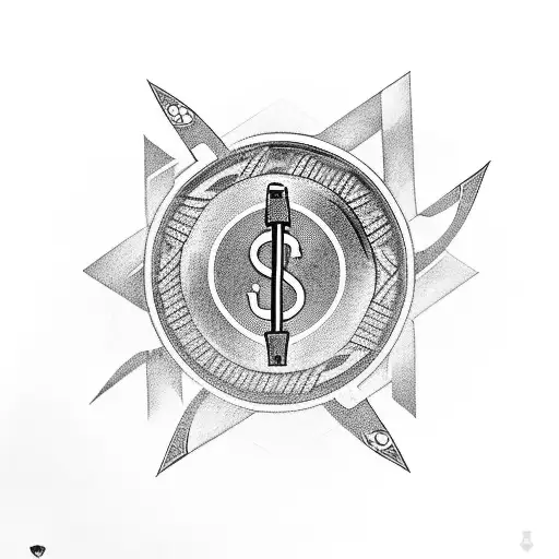 Camera Lens With Money Symbols As The Aperture Blades