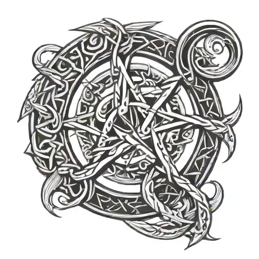 Viking Symbol Intertwined