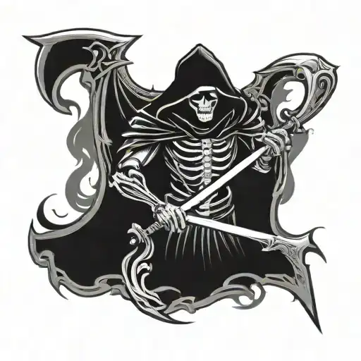 Grim Reaper With Scythe