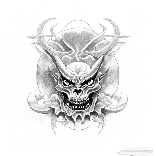 Demon Knees In Front Of Me