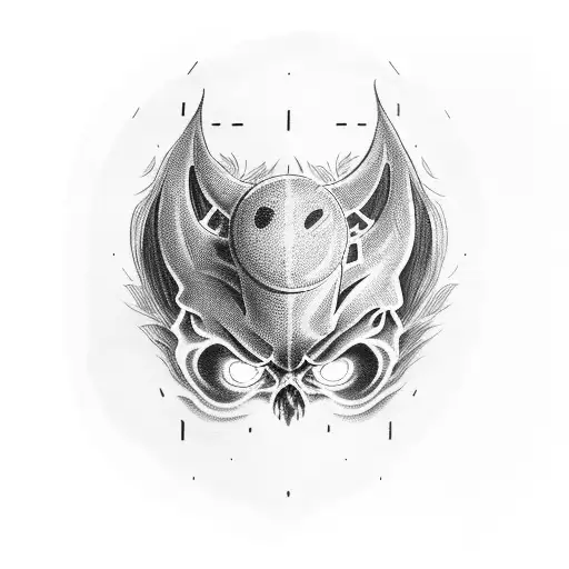 Whole Demon Body Shadow No Face