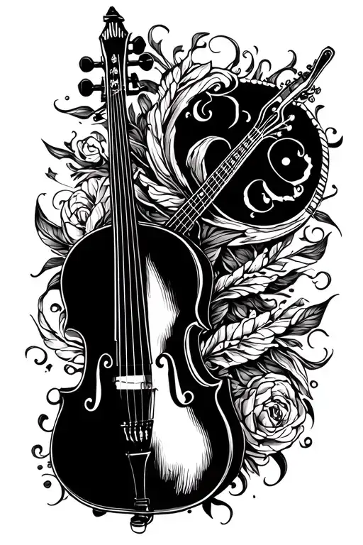 Cello And Acoustic Guitar