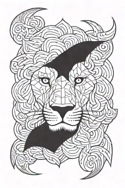 Minimalistic Leo Zodiac Sign