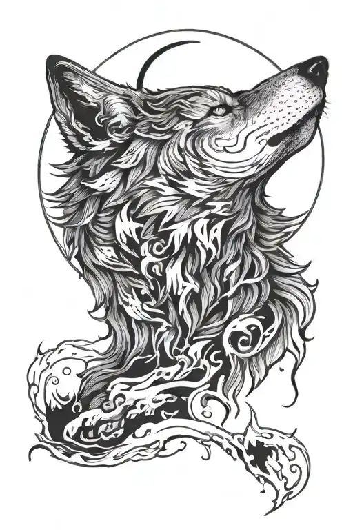 The Wolf Howls At The Moon